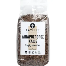 Βιολογικός Λιναρόσπορος Καφέ χωρίς Γλουτένη 500g Eat Free Bio