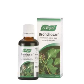 A. Vogel Bronchosan Σταγόνες χωρίς Γλουτένη Συνδυασμός Βοτάνων για τον  Eπίμονο Βήχα  50ml
