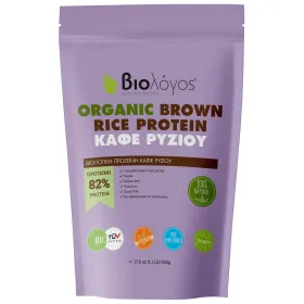 Βιολόγος Organic Brown Rice Protein 82% Χωρίς Γλουτένη και Λακτόζη 500gr