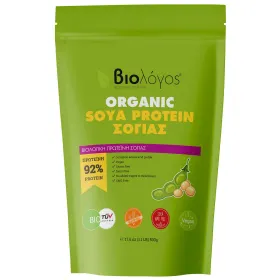 Βιολόγος Organic Soy Protein 92% Χωρίς Γλουτένη και Λακτόζη 500gr