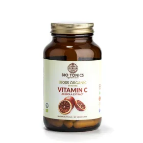 Bιολογικό Εκχύλισμα Acerola Vitamin C για το Ανοσοποιητικό 300mg  60 Φυτικές Κάψουλες Bio Tonics