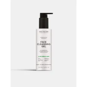 Φυσικό Gel Καθαρισμού Προσώπου και Ματιών Aloe Vera και Lime 200ml Bee Factor