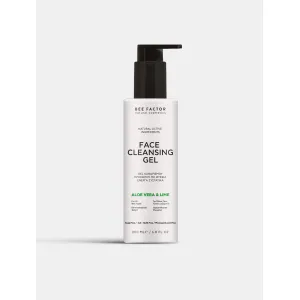 Φυσικό Gel Καθαρισμού Προσώπου και Ματιών Aloe Vera και Lime 200ml Bee Factor