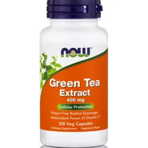 Green Tea Extract 400mg 100caps Συμπλήρωμα Διατροφής με Εκχύλισμα Πράσινου Τσαγιού Now Foods