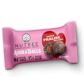 Protein Balls με Γεύση Choco Praline Delight 2x20gr Nutree AdoraBalls