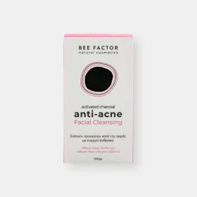 Σαπούνι Detox Κατά Της Ακμής Με Ενεργό Άνθρακα 100gr Bee Factor