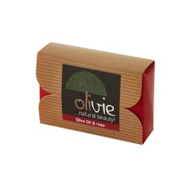 Αγνό Φυτικό Σαπούνι Με Τριαντάφυλλο 100gr Olivie