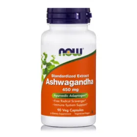 Now Foods Ashwagandha Extract 450mg 90 Vcaps