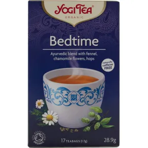 Yogi Tea Bedtime Βιολογικό Μείγμα Βοτάνων 17Φακελάκια