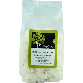 Βιολογικά Chips καρύδας Ωμά  200gr Βιο Αγρός