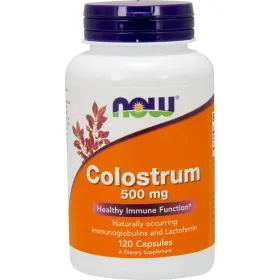 Colostrum Συμπλήρωμα από Πρωτόγαλα για την Ενίσχυση του Ανοσοποιητικού 500mg 120 φυτικές κάψουλες  Now Foods