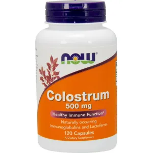 Colostrum Συμπλήρωμα από Πρωτόγαλα για την Ενίσχυση του Ανοσοποιητικού 500mg 120 φυτικές κάψουλες  Now Foods