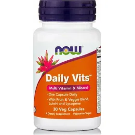 Daily Vits 30 Φυτικές Κάψουλες Now Foods