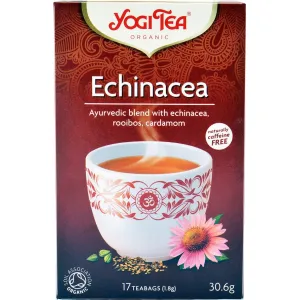 Yogi Tea Echinacea Βιολογικό Μείγμα Βοτάνων 17 φακελάκια