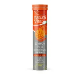 Εnergy Plus Mε Καφείνη 20 Αναβράζοντα Δισκία Natura Vita