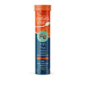 Iron plus Folic Acid και Vitamin C Natura Vita