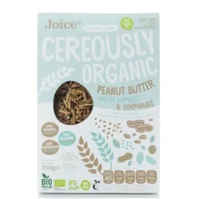 Joice Cereously Organic Δημητριακά με Φυστικοβούτυρο,Αλεύρι Καρύδας και Χουρμάδες 350gr