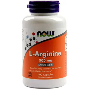 Now Foods L-Arginine 500mg 100 Κάψουλες