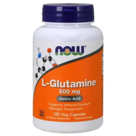 L-Glutamine 500mg 120 κάψουλες Now Foods