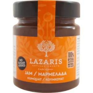 Μαρμελάδα Kουμ Kουατ Xωρίς Zάχαρη 200gr Lazaris
