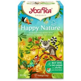 Yogi Tea  Happy Nature Βιολογικό  Μείγμα Βοτάνων 17 Φακελάκια