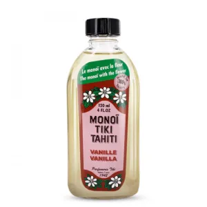 Monoi Tiki Tahiti Vanilla Λάδι Σώματος για Πρόσωπο Μαλλιά και Σώμα 120ml