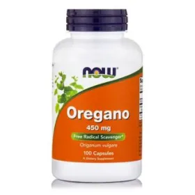 Συμπλήρωμα Διατροφής Από Άγρια Ρίγανη 450mg 100 veg caps  Oregano Now