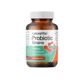 Προβιοτικά 30 Κάψουλες Probiotic Strains 4 Billion Live Cultures Natura Vita