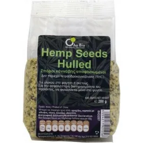 Σπόροι Κάνναβης Aποφλειωμένοι 200gr Όλα Bio Hemp Seeds