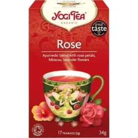 Yogi Tea  Τριαντάφυλλο Βιολογικό Μείγμα Βοτάνων 17 Φακελάκια