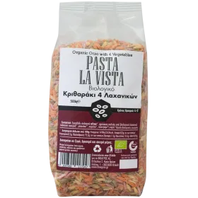 Βιολογικό Κριθαράκι 4 Λαχανικών 500gr PASTA LA VISTA