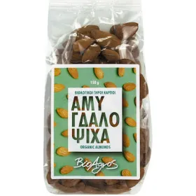 Αμύγδαλα Ψίχα Ωμά Ελληνικά χωρίς Αλάτι 150gr Βιο Αγρός