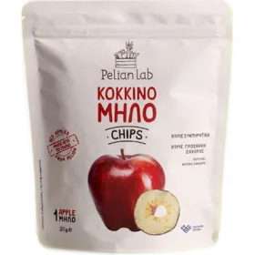Pelian Lab Chips Μήλα με Κανέλα Κεϋλάνης Χωρίς Ζάχαρη 20gr