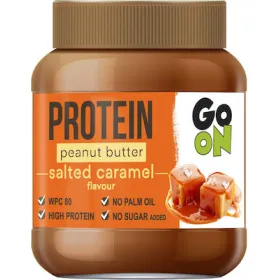 Φυστικοβούτυρο Απαλό Salted Caramel Με Έξτρα Πρωτεΐνη 350gr Go On Nutrition