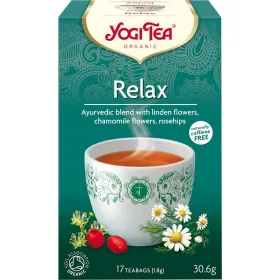Yogi Tea Relax Βιολογικό Μείγμα Βοτάνων  17 φακελάκια