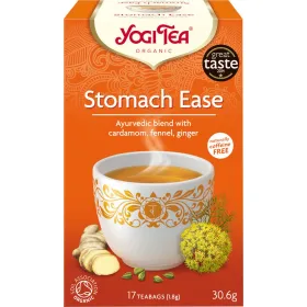 Yogi Tea Stomach Ease Βιολογικό Μείγμα Βοτάνων 17 Φακελάκια