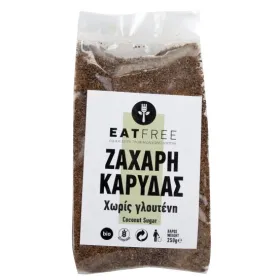 Βιολογικη Ζάχαρη Καρύδας Χωρίς Γλουτένη  250gr Eat Free  Βιοαγρός