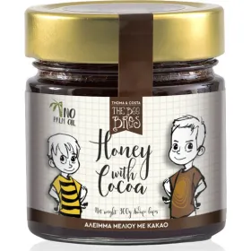 Μέλι Με Κακάο Χωρίς Γλουτένη και Ζάχαρη 300g The Bee Bros