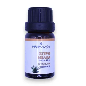 Σιτρονέλλα Αιθέριο Έλαιο 10ml Melimpampa