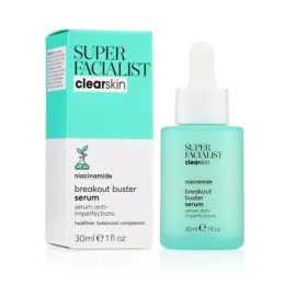 Clear Skin Breakout Buster With Niacinamide Serum 30ml Σέρουμ Κατά Της Ακμής Super Facialist