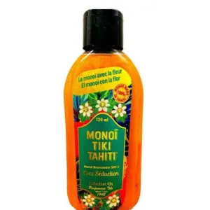 Monoi Tiki Tahiti Oil Coco Seduction Glitter Αντηλιακό Λάδι Προσώπου  Σώματος SPF3 120ml