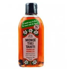 Monoi Tiki Tahiti Oil Vanilla Αντηλιακό Λάδι Προσώπου  Σώματος SPF3 120ml