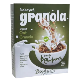 Βιολογική Γκρανόλα Μούσλι  350gr  Βιοαγρός Organic Oat Granola
