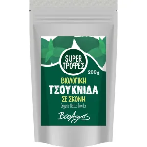 Βιολογική Υπερτροφή Τσουκνίδα σε Σκόνη 200g Βιοαγρός