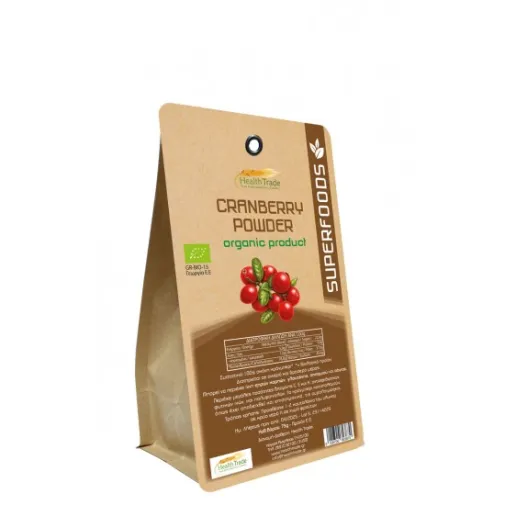 Κράνμπερυ σε  Σκόνη 75gr HealthTrade Cranberry Powder Organic Product