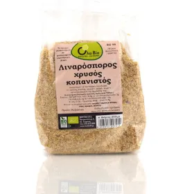 Βιολογικός  Λιναρόσπορος Χρυσός Κοπανιστός 350gr Όλα Bio
