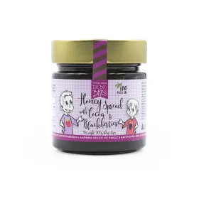 Μέλι Με Κακάο και Blackberries Χωρίς Γλουτένη και Ζάχαρη 300g The Bee Bros