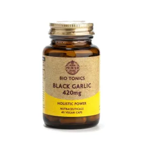 Bio Tonics Μαύρο Σκόρδo  420mg 40 Φυτικές Κάψουλες 