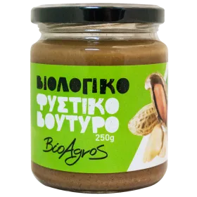 Βιολογικό Φυστικοβούτυρο Απαλό 250gr Βιοαγρός