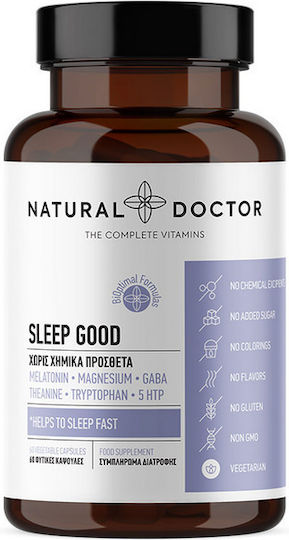 Natural Doctor Sleep Good Συμπλήρωμα για τον Ύπνο 60 κάψουλες